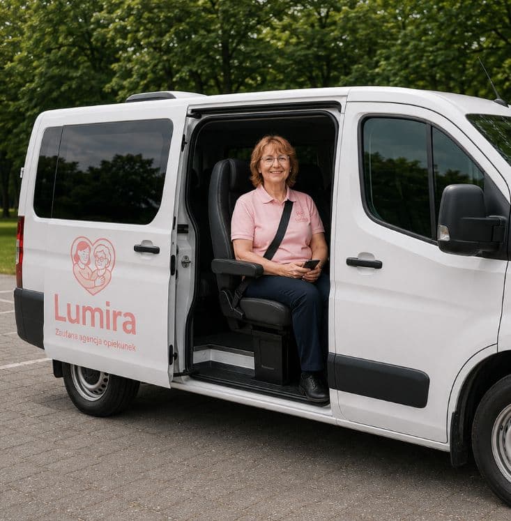 Bus Lumira z opiekunką